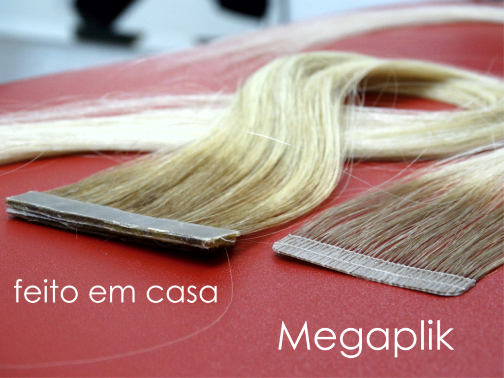Diferença de espessura da base do Mega Hair de Fita Adesiva